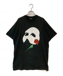 FRUIT OF THE LOOM（フルーツオブザルーム）の古着「80s Phantom of the Opera Mask & Rose Tee」｜ブラック