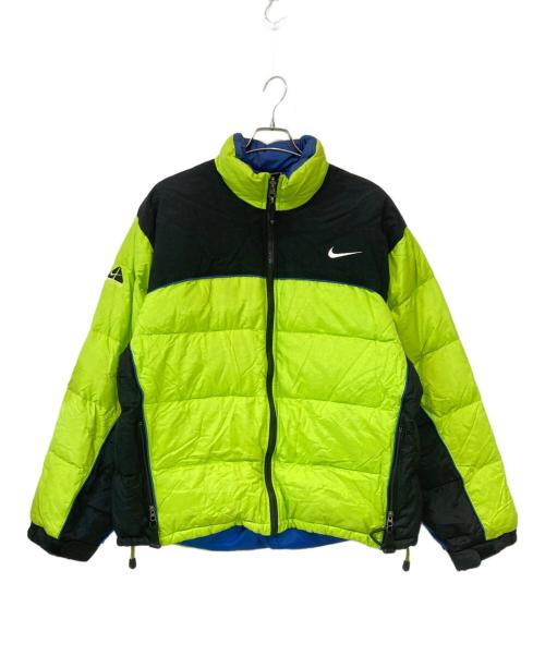 NIKE ACG（ナイキエーシージー）NIKE ACG (ナイキエーシージー) リバーシブルダウンジャケット イエロー サイズ:XLの古着・服飾アイテム