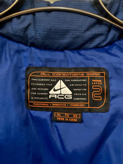 NIKE ACG（ナイキエーシージー）NIKE ACG (ナイキエーシージー) リバーシブルダウンジャケット イエロー サイズ:XLの古着・服飾アイテム