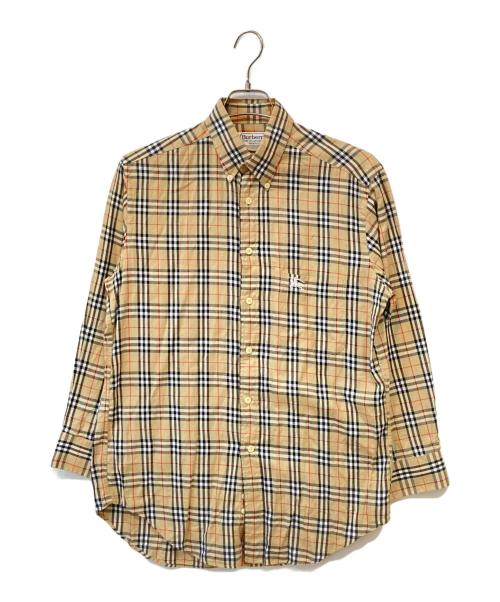 Burberry's（バーバリーズ）Burberry's (バーバリーズ) ノバチェックシャツ ベージュ サイズ:37の古着・服飾アイテム