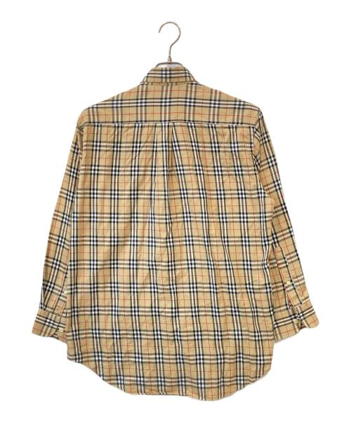 Burberry's（バーバリーズ）Burberry's (バーバリーズ) ノバチェックシャツ ベージュ サイズ:37の古着・服飾アイテム