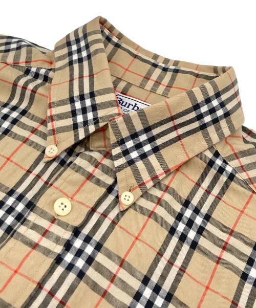 Burberry's（バーバリーズ）Burberry's (バーバリーズ) ノバチェックシャツ ベージュ サイズ:37の古着・服飾アイテム