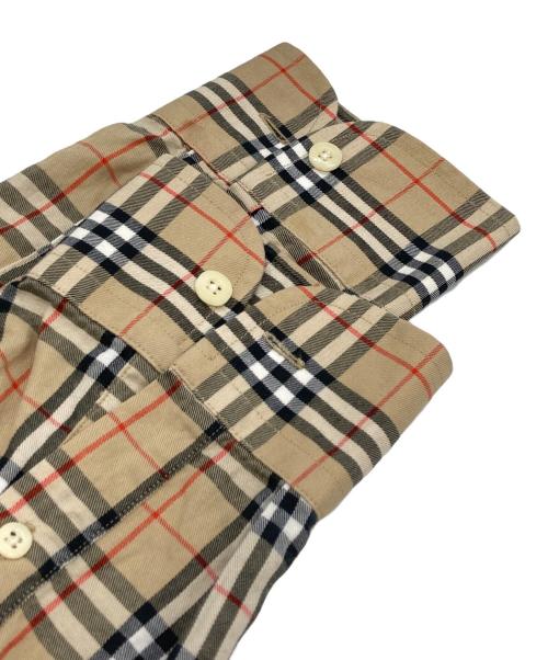 Burberry's（バーバリーズ）Burberry's (バーバリーズ) ノバチェックシャツ ベージュ サイズ:37の古着・服飾アイテム