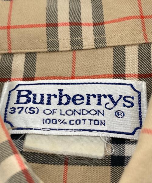 Burberry's（バーバリーズ）Burberry's (バーバリーズ) ノバチェックシャツ ベージュ サイズ:37の古着・服飾アイテム