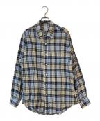BROOKS BROTHERSブルックスブラザーズ）の古着「リネンチェックシャツ」｜マルチカラー