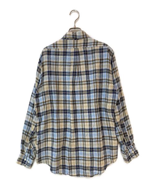BROOKS BROTHERS（ブルックスブラザーズ）BROOKS BROTHERS (ブルックスブラザーズ) リネンチェックシャツ マルチカラー サイズ:Mの古着・服飾アイテム