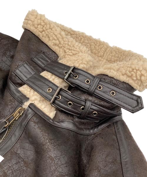 Spick and Span（スピック＆スパン）Spick and Span (スピックアンドスパン) アビエイターブルゾン ブラウン サイズ:38 未使用品の古着・服飾アイテム