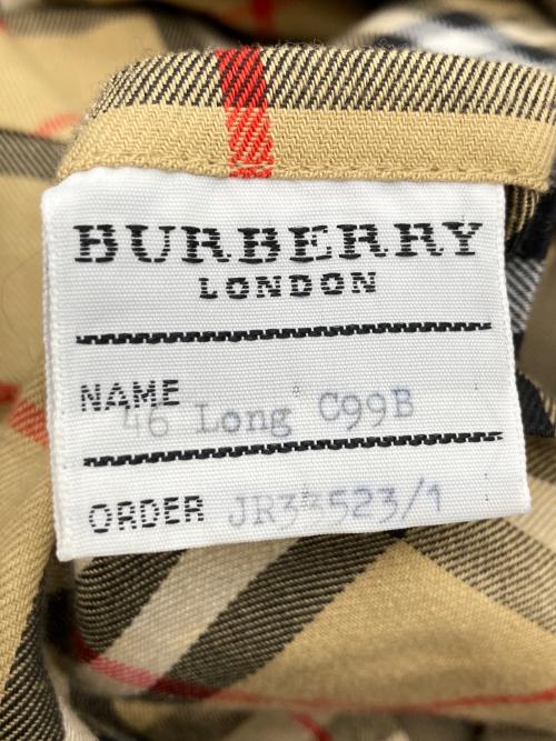 BURBERRY LONDON（バーバリーロンドン）BURBERRY LONDON (バーバリーロンドン) 裏地ノバチェック柄 ステンカラーコート ベージュ サイズ:なしの古着・服飾アイテム
