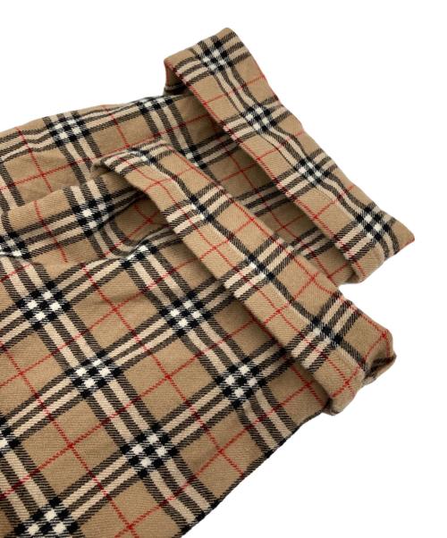 BURBERRY BLUE LABEL（バーバリーロンドンブルーレーベル）BURBERRY BLUE LABEL (バーバリーロンドンブルーレーベル) ノヴァチェックパンツ ベージュ サイズ:38の古着・服飾アイテム