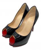 Christian Louboutinクリスチャン・ルブタン）の古着「New Very Prive 120 PATENT ヒールパンプス」｜ブラック