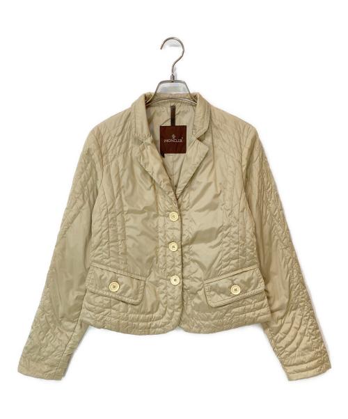 MONCLER（モンクレール）MONCLER (モンクレール) ダウンテーラードジャケット ベージュ サイズ:1の古着・服飾アイテム