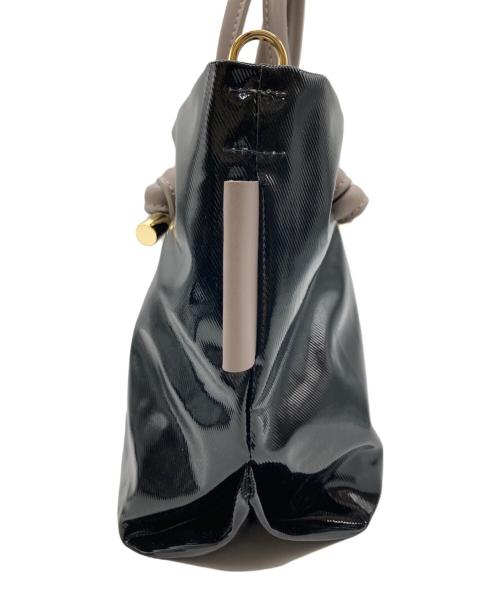 VIOLAd'ORO（ヴィオラドーロ）VIOLAd'ORO (ヴィオラドーロ) NEMIKA(ネミカ)/ノットハンドルトートバッグ ブラック サイズ:-の古着・服飾アイテム