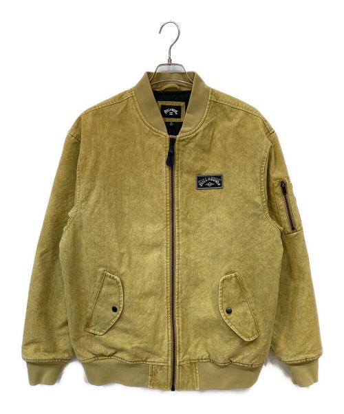 Billabong（ビラボン）Billabong (ビラボン) CANVAS MA-1 JKT イエロー サイズ:Lの古着・服飾アイテム
