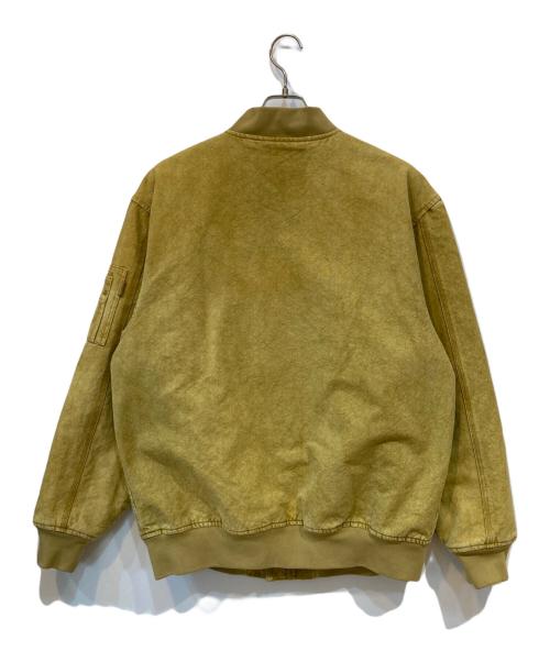 Billabong（ビラボン）Billabong (ビラボン) CANVAS MA-1 JKT イエロー サイズ:Lの古着・服飾アイテム