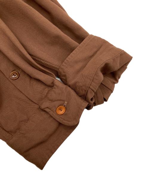 POLO RALPH LAUREN（ポロ・ラルフローレン）POLO RALPH LAUREN (ポロ・ラルフローレン) レーヨンシャツ ブラウン サイズ:Lの古着・服飾アイテム