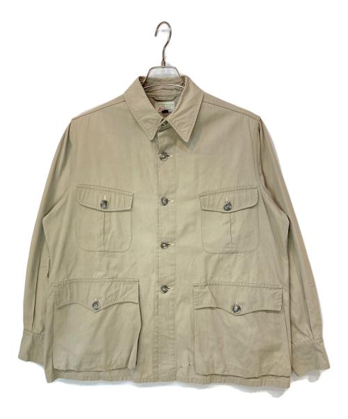 Abercrombie & Fitch（アバクロンビー アンド フィッチ）Abercrombie & Fitch (アバクロンビー アンド フィッチ) 60s Safari Jacket/サファリジャケット ベージュ サイズ:36SHORTの古着・服飾アイテム