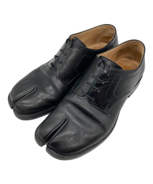 Maison Margiela（メゾンマルジェラ）Maison Margiela (メゾンマルジェラ) Tabi Lace-Up Shoes(タビレースアップシューズ) ブラック サイズ:40の古着・服飾アイテム