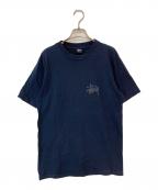 stussyステューシー）の古着「90s Dragon Tribe Tee/ドラゴントライブティー」｜ネイビー