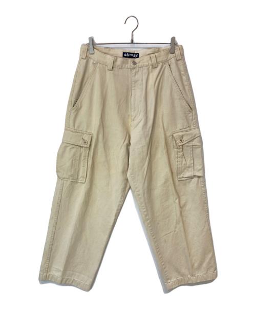 stussy（ステューシー）stussy (ステューシー) 90s カーゴパンツ ベージュ サイズ:32の古着・服飾アイテム