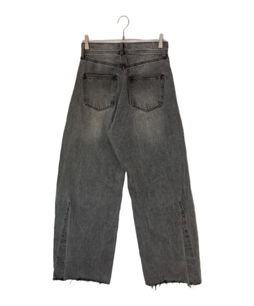 Q.anos（キュアノス）Q.anos (キュアノス) ブルージュデニム ブラック サイズ:2の古着・服飾アイテム