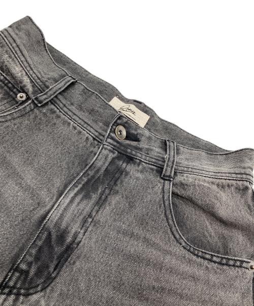 Q.anos（キュアノス）Q.anos (キュアノス) ブルージュデニム ブラック サイズ:2の古着・服飾アイテム