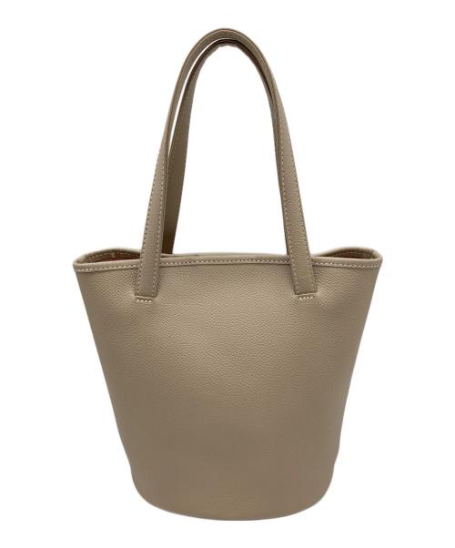 KITAMURA（キタムラ）KITAMURA (キタムラ) 型押しシュリンク ハンドバッグ ベージュ サイズ:-の古着・服飾アイテム