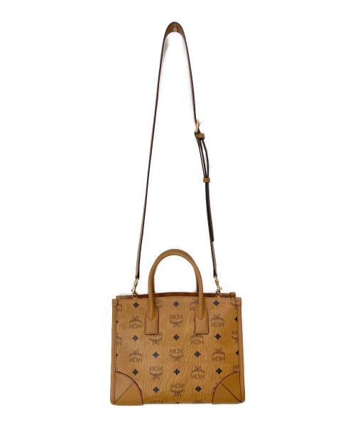 MCM（エムシーエム）MCM (エムシーエム) Small Munchen(スモールミュンヘン)トート ヴィセトス cognac サイズ:-の古着・服飾アイテム