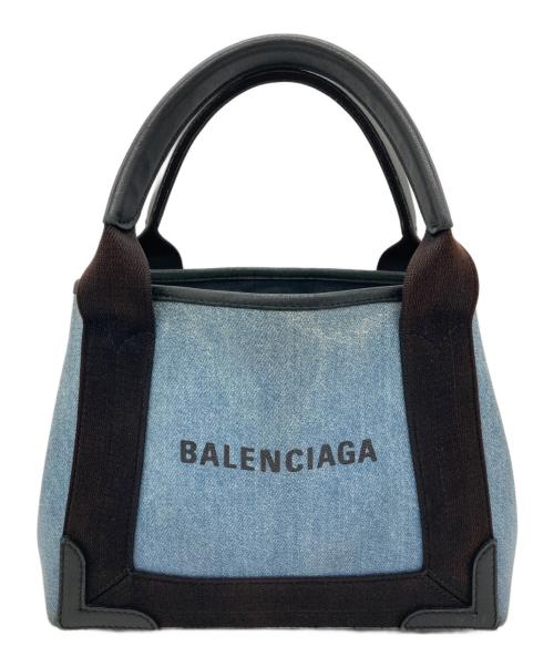 BALENCIAGA（バレンシアガ）BALENCIAGA (バレンシアガ) NAVY CABAS XS(ネイビーカバスXS)ハンドバッグ インディゴ サイズ:-の古着・服飾アイテム