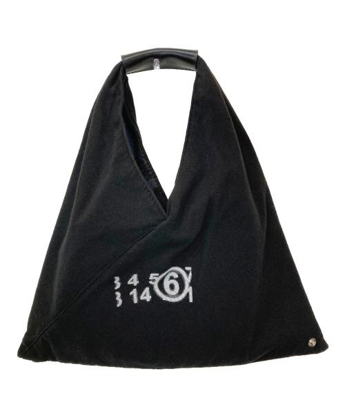 MM6 Maison Margiela（エムエムシックスメゾンマルジェラ）MM6 Maison Margiela (エムエムシックスメゾンマルジェラ) コットンロゴジャパニーズハンドバッグ サイズ:-の古着・服飾アイテム