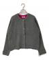simplicite（シンプリシテ）の古着「2層スムース編みニットブルゾン」｜グレー