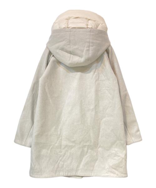 WOOLRICH（ウールリッチ）WOOLRICH (ウールリッチ) SIDELINE 2in1/サイドラインダウン フードコート アイボリー サイズ:Sの古着・服飾アイテム