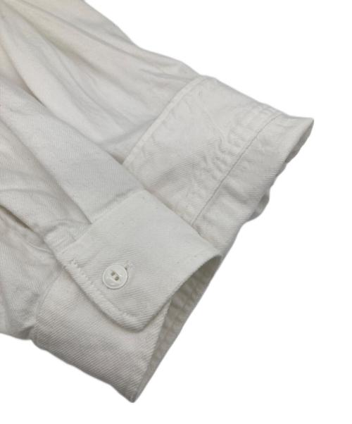 JOHNBULL（ジョンブル）JOHNBULL (ジョンブル) ホワイトオーバーワークシャツ ホワイト サイズ:Fの古着・服飾アイテム