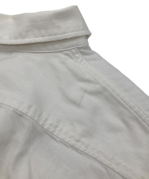 JOHNBULL（ジョンブル）JOHNBULL (ジョンブル) ホワイトオーバーワークシャツ ホワイト サイズ:Fの古着・服飾アイテム