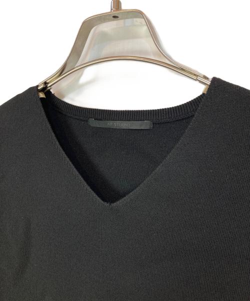 AP STUDIO（エーピーストゥディオ）AP STUDIO (エーピーストゥディオ) WOOL SMOOTH V/N P/O(ウールスムースブイネックプルオーバー) ブラック サイズ:-の古着・服飾アイテム