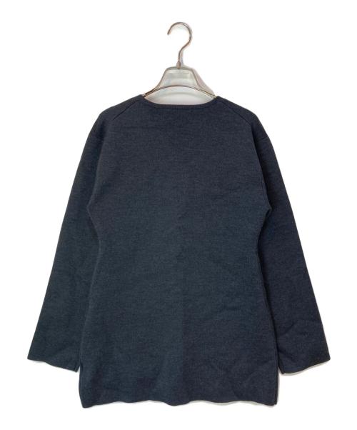 AP STUDIO（エーピーストゥディオ）AP STUDIO (エーピーストゥディオ) WOOL SMOOTH V/N P/O(ウールスムースブイネックプルオーバー) グレー サイズ:-の古着・服飾アイテム