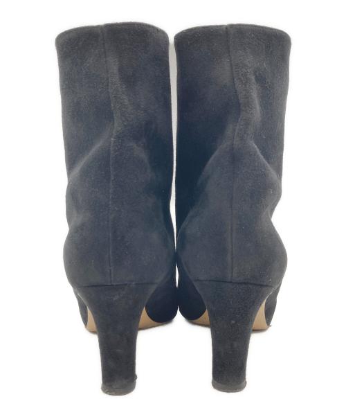 NEBULONIE（ネブローニ）NEBULONIE (ネブローニ) スウェードショートブーツ ブラック サイズ:39の古着・服飾アイテム