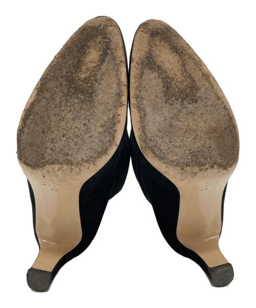 NEBULONIE（ネブローニ）NEBULONIE (ネブローニ) スウェードショートブーツ ブラック サイズ:39の古着・服飾アイテム