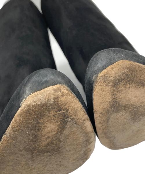 NEBULONIE（ネブローニ）NEBULONIE (ネブローニ) スウェードショートブーツ ブラック サイズ:39の古着・服飾アイテム