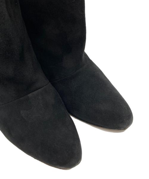 NEBULONIE（ネブローニ）NEBULONIE (ネブローニ) スウェードショートブーツ ブラック サイズ:39の古着・服飾アイテム