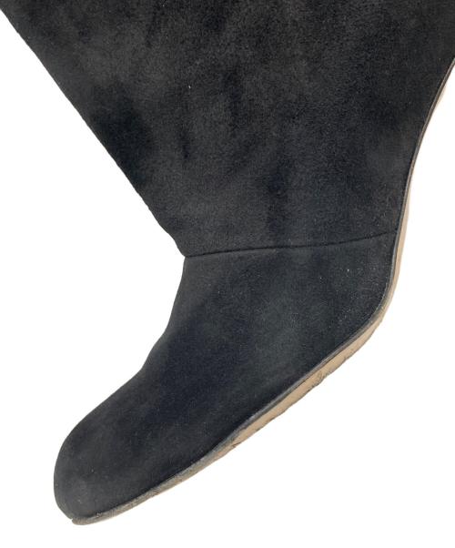 NEBULONIE（ネブローニ）NEBULONIE (ネブローニ) スウェードショートブーツ ブラック サイズ:39の古着・服飾アイテム