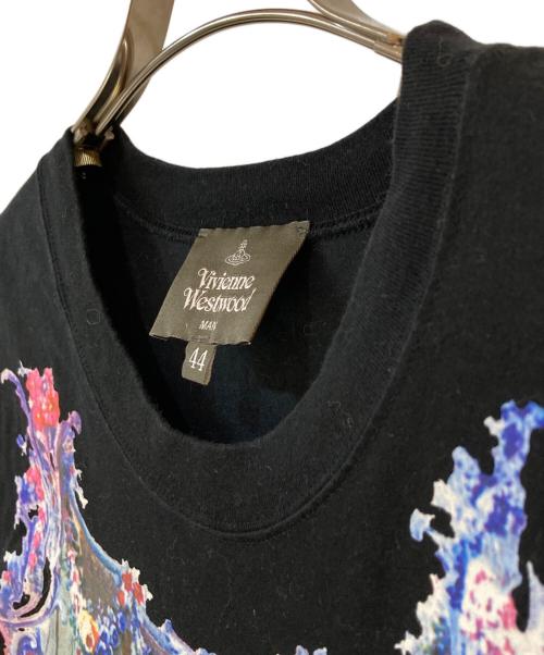 Vivienne Westwood man（ヴィヴィアン ウェストウッド マン）Vivienne Westwood man (ヴィヴィアン ウェストウッド マン) 22SS プリントTシャツ ブラック サイズ:44の古着・服飾アイテム