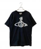 Vivienne Westwood manヴィヴィアン ウェストウッド マン）の古着「オーブプリントTシャツ」｜ブラック