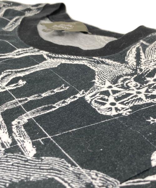 Vivienne Westwood man（ヴィヴィアン ウェストウッド マン）Vivienne Westwood man (ヴィヴィアン ウェストウッド マン) 星座プリントTシャツ ブラック サイズ:44の古着・服飾アイテム