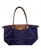 LONGCHAMPロンシャン）の古着「ル・プリアージュ トートバッグS」｜パープル
