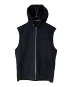 SUPREMEシュプリーム）の古着「Small Box Zip Up Vest」｜ブラック