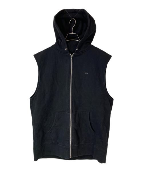 SUPREME（シュプリーム）Supreme (シュプリーム) Small Box Zip Up Vest ブラック サイズ:XLの古着・服飾アイテム