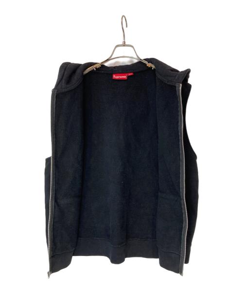 SUPREME（シュプリーム）Supreme (シュプリーム) Small Box Zip Up Vest ブラック サイズ:XLの古着・服飾アイテム