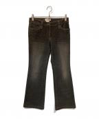GIVENCHY BOUTIQUESジバンシー ブティックス）の古着「フレアデニム」｜ブラック