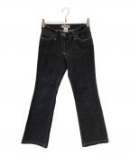 GIVENCHY BOUTIQUESジバンシー ブティックス）の古着「フレアデニム」｜ブラック