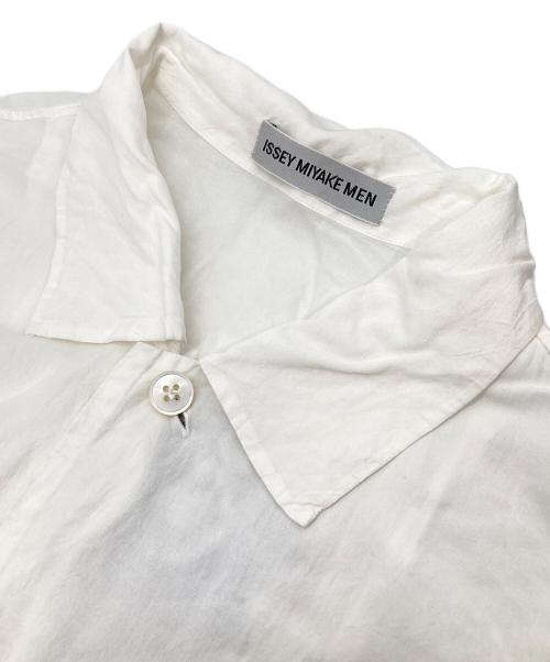 ISSEY MIYAKE MEN（イッセイミヤケメン）ISSEY MIYAKE MEN (イッセイミヤケメン) 花プリントシャツ ホワイト サイズ:L-XLの古着・服飾アイテム